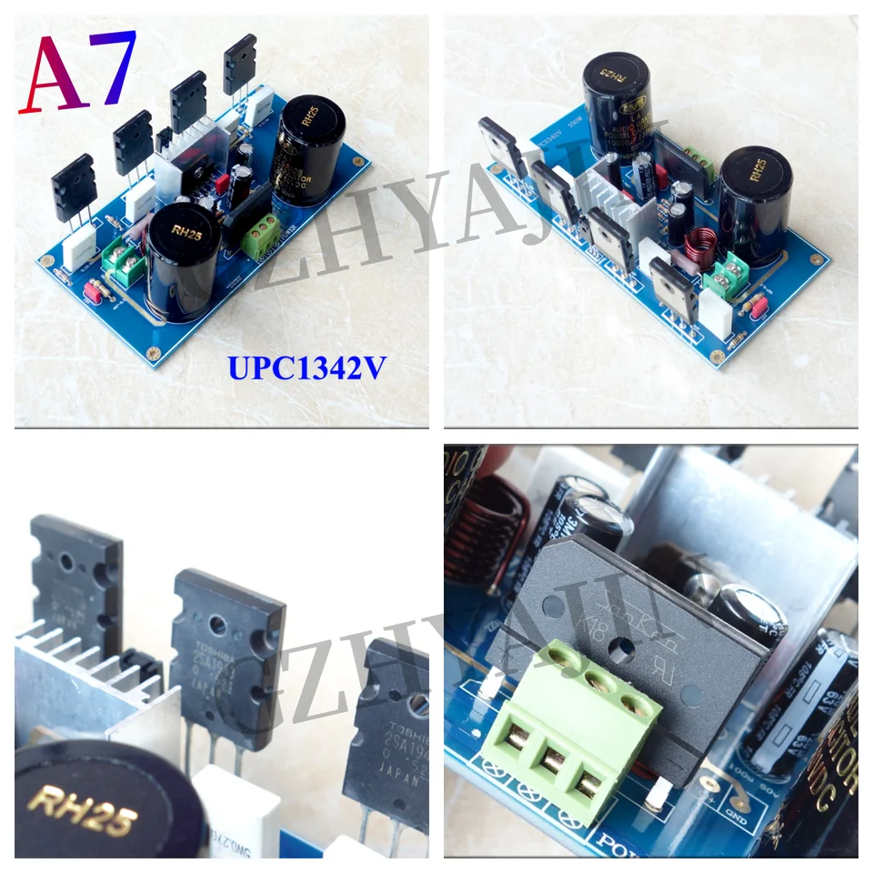 Nový A7 UPC1342V 220W * 2 Dual Mono Split Amplifier Board Kit (bez kondenzátora)