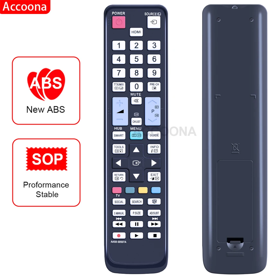 Nový AA59-00507A Nahradil diaľkové ovládanie pre Samsung TV UE46D6000 UE37D6575 UE40D6300 TV TV