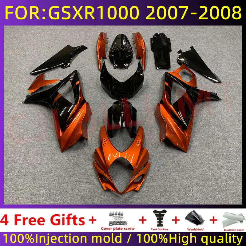 Nový ABS Motocykel Celú kapotálnu súpravu Fit for GSXR1000 GSXR 1000 07 08 GSX-R1000 K7 2007 2008