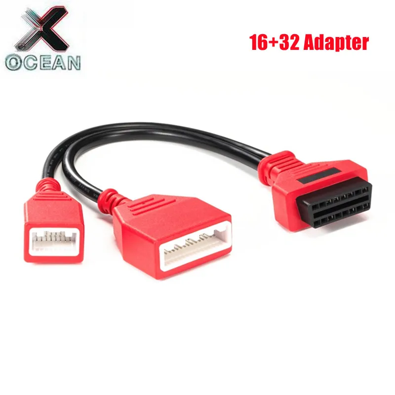 Nový adaptér 16+32 brány pre Nissan Sylphy 16pin Cable Pridávanie kľúču bez potreby hesla pracovať s Autel IM608/IM508/Lonsdor K518SE