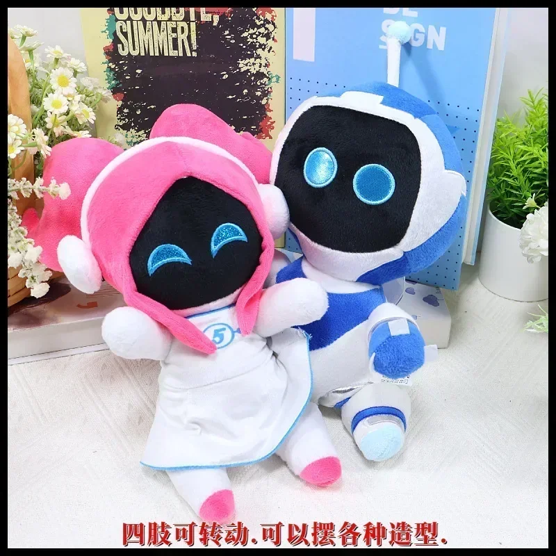 Nový akčný program Astro Bot Rescue Program Action Game Anime súvisiace s obrazovými hračkami Pink/Blue Robot Adult Kids Hray Birthday Darčeky