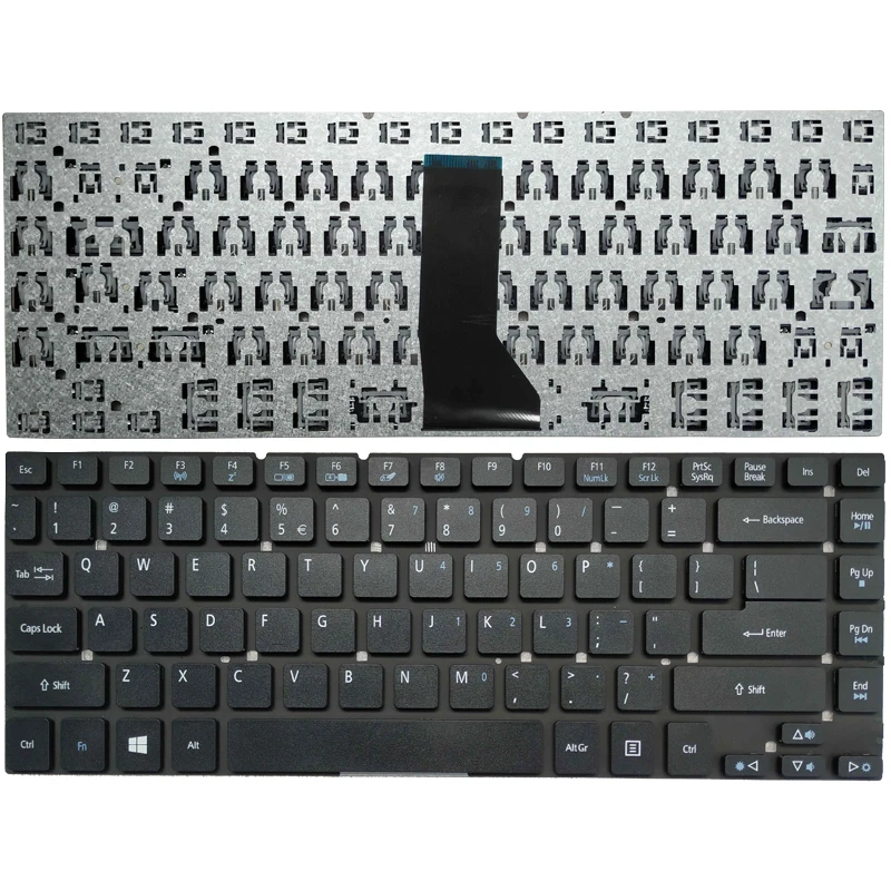 Nový americký key pre Acer Aspire V3-472 V3-472G V3-472P V3-472PG V3-431 V3-471 V3-471G V121602AS2 ES1-431 ES1-520 ES1-522