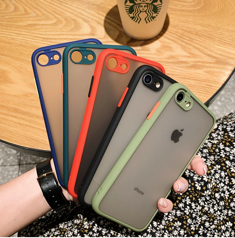 Nový Anti-Drop 2 v 1 puzdro pre iPhone SE 2020 puzdro pre iPhone 7 8 SE2 2020 2022