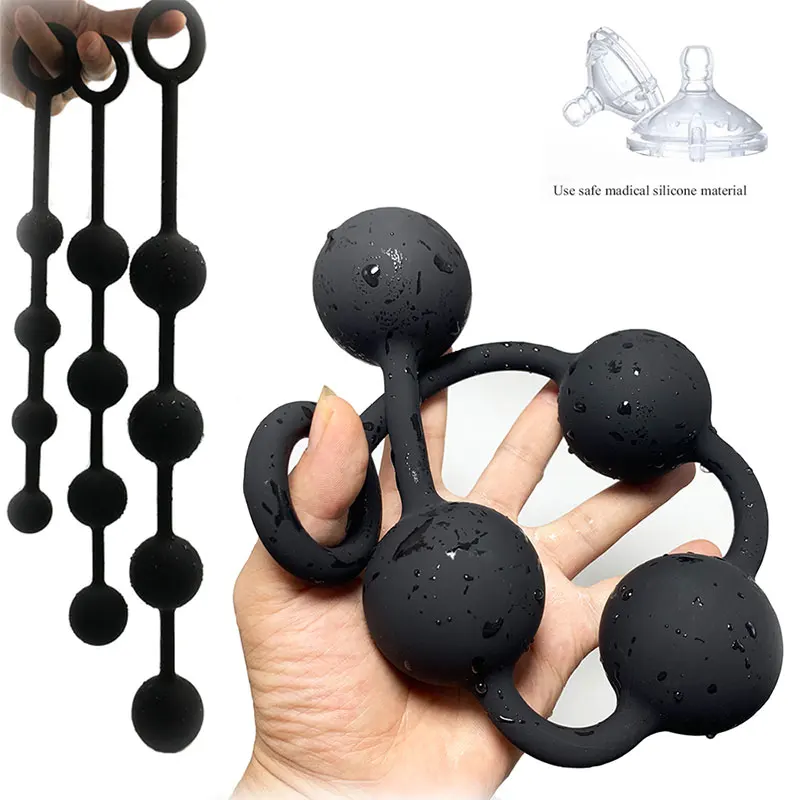 Nový análny plug buttplug Silikone Anal Balls Sex Hračky pre dospelých erotická hračka Big Butt Plug Anal Beads Plugs Dilator, ale plug sextoy