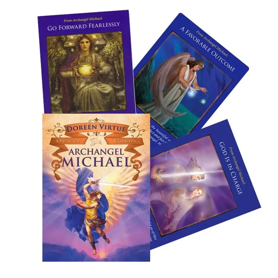 Nový archanjel Michael Oracle Tarot Cards Doskové hry Angličtina Funny Board Tarot Deck Games PDF For Family Party