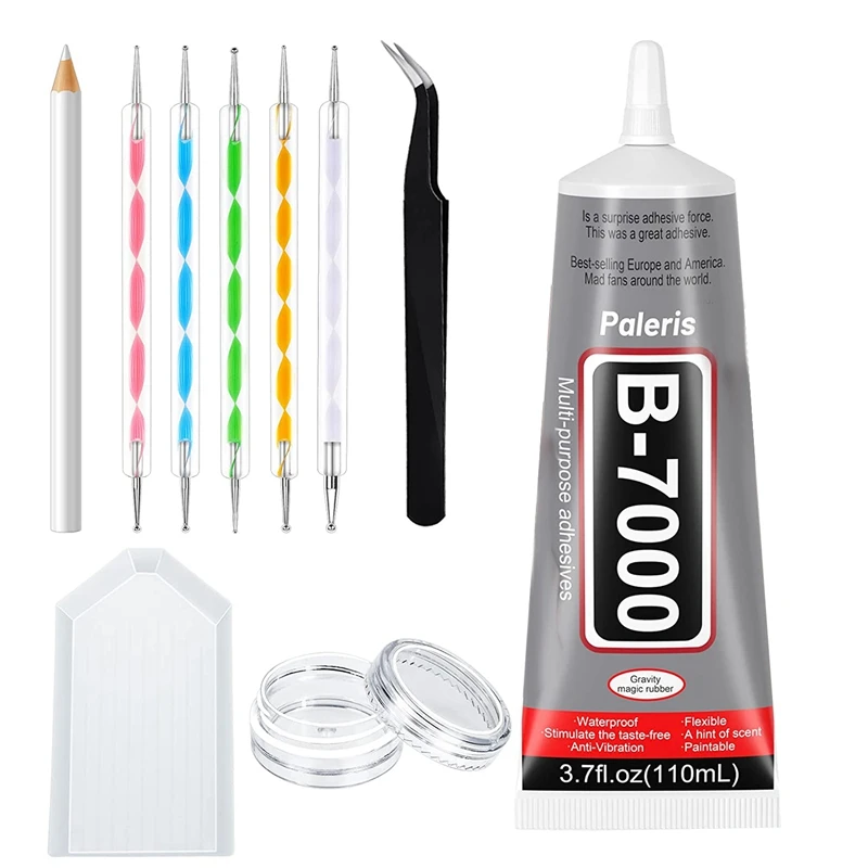 Nový B-7000 Crystal Shinestone Adhesive Clear, 110 ml 3,7 Fl Oz Craft Adhesive Craft Bond Super Repair Adhesive