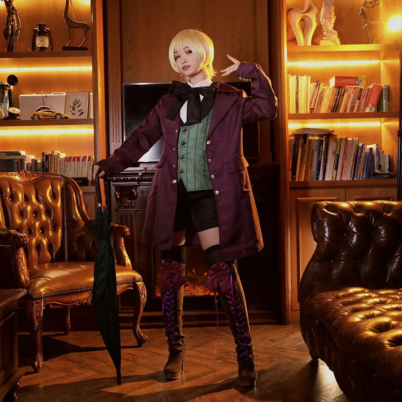 Nový Black Butler II Kuroshitsuji Cosplay Alois Trancy Cosplay kostým Uniforma outfit Halloween kostýmy pre ženy/mužov