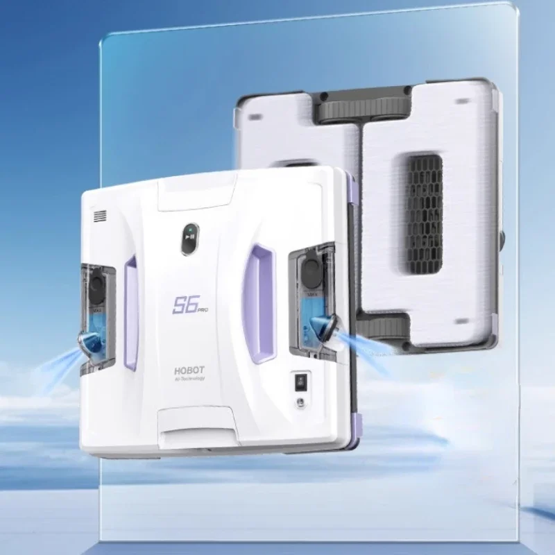 Nový BOHOT S6 Pro Domov Plne automatické čistenie skla, obojstranný robot pre čistenie okna diaľkového ovládania