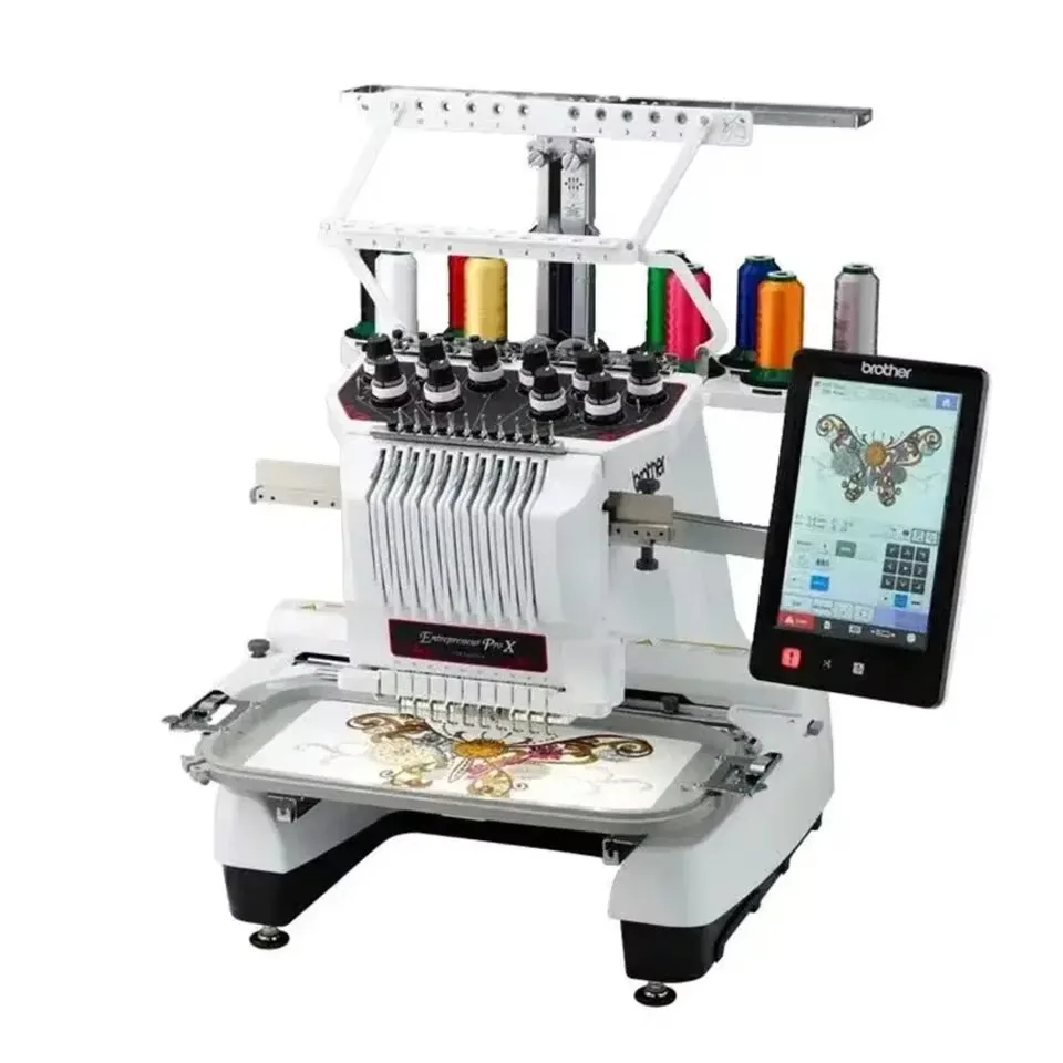 Nový brat PR1050x PR1055x vyšívacie stroje so šiestimi potrebami