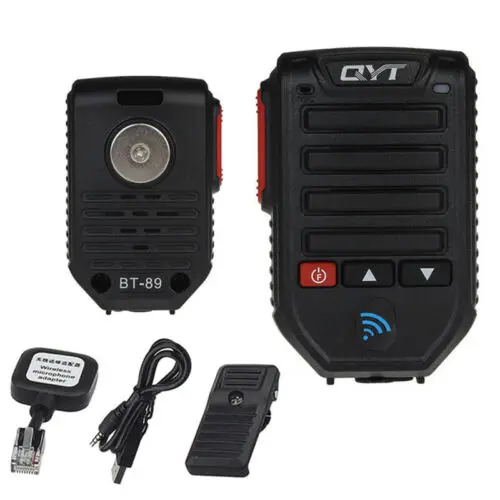 Nový BT-89 vreckový bezdrôtový reproduktor mikrofónu Bluetooth pre auto Radio Qyt KT-8900R