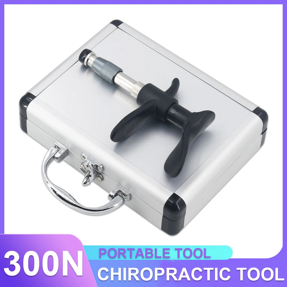 Nový chiropraktický prispôsobovací nástroj Korekcia korekcie chrbtice Impulzné zariadenie 300N chiropraktická jediná hlava