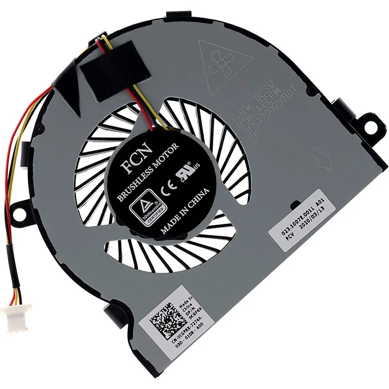Nový chladiaci chladič CPU pre chladič Dell Inspiron 15 5547 5548 5545 5543 5542 5557 3467 3565 3567 3568 3576 14 5445 5447 5448