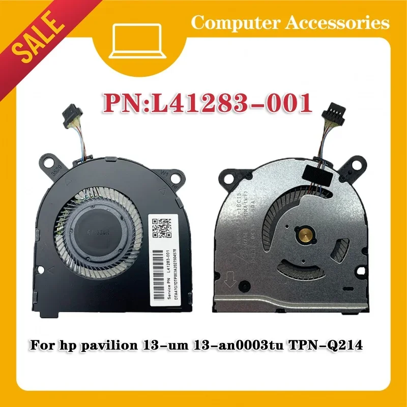 Nový chladiaci ventilátor chladiča pre notebook pre pavilón HP 13-UM 13-13-An0003TU AN006 TPN-Q214L 41283-001 RADIÁTOROVÝ PRÍSLUS