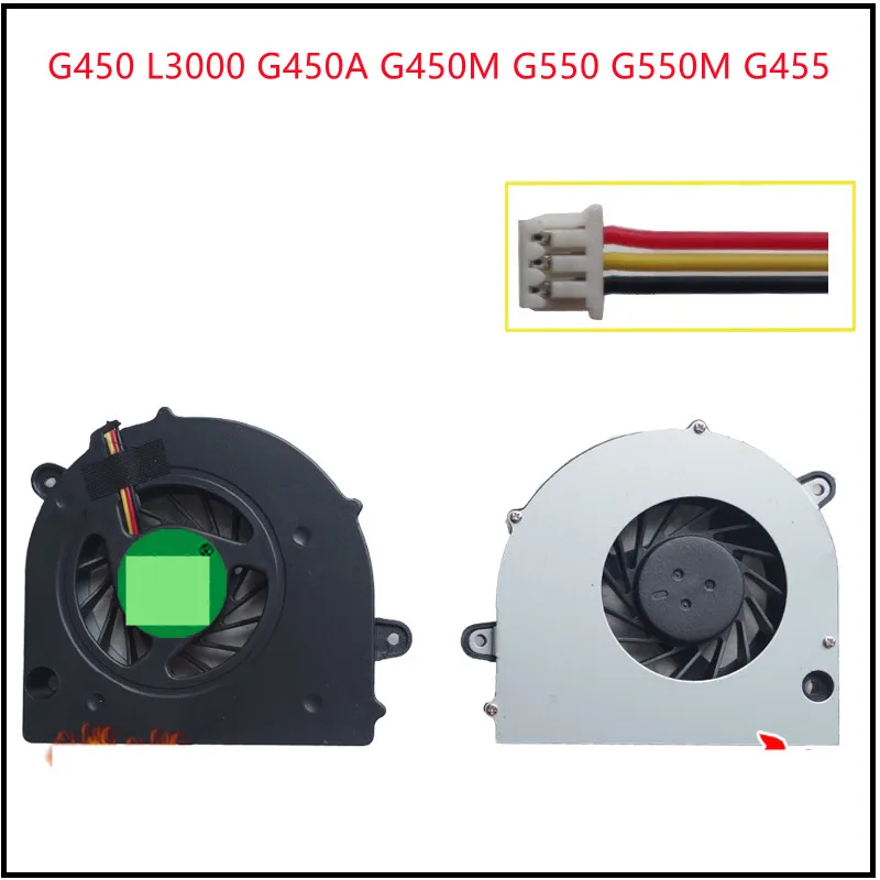 Nový chladiaci ventilátor CPU CPU s chladom s teplotou s reguláciou teploty pre Lenovo G450 L3000 G450A G450M G550 G550M G455