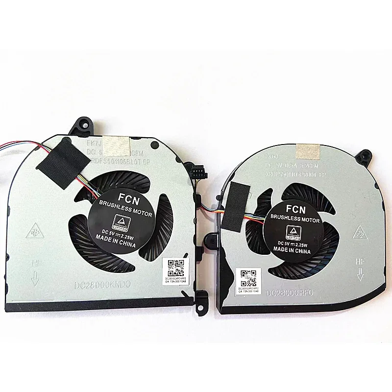 Nový chladiaci ventilátor CPU GPU pre Dell XPS 15 XPS15 9570 M5530 Fan prenosný počítač 08YY9 TK9J1