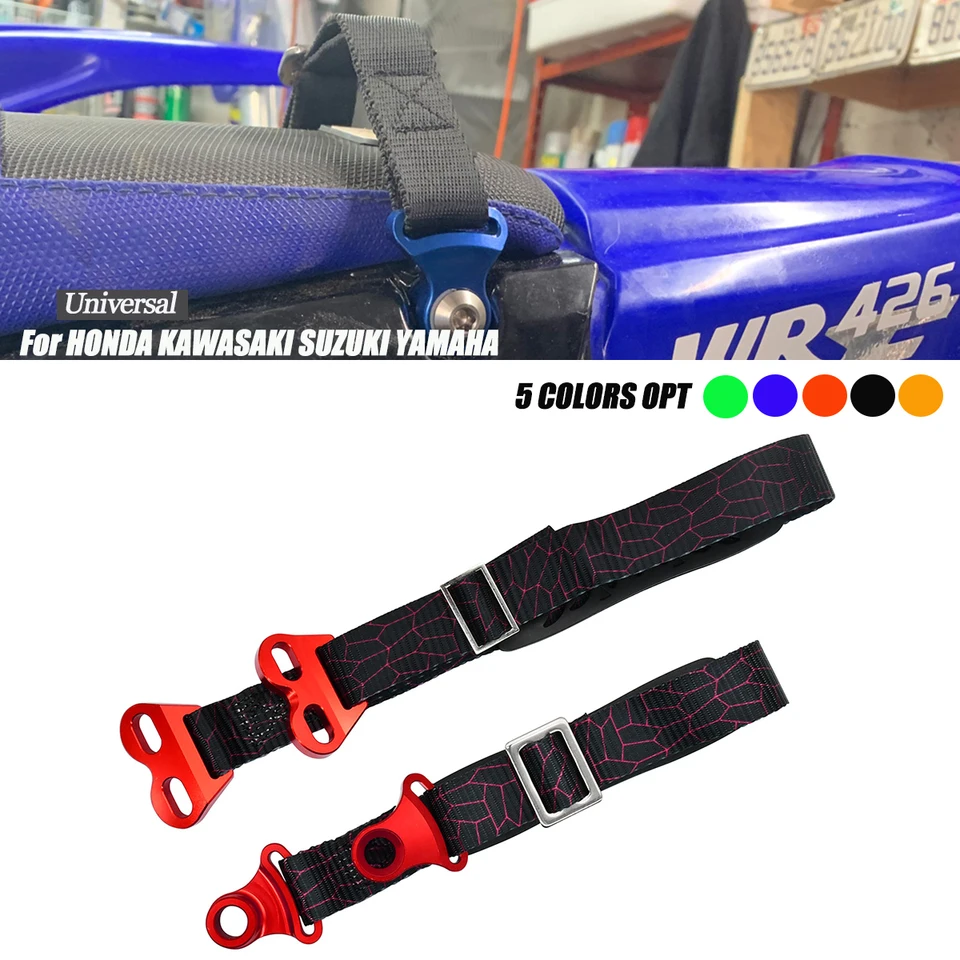 Nový CNC pre Honda prednú zadnú záchrannú remienok Sling Pull Belt Yamaha Kawasaki Cr Crf xr yz WR WR KXF KLX 85 125 150 250 450 450 R RX F.