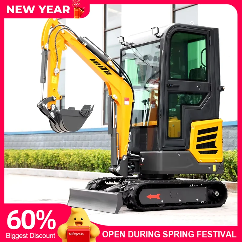 Nový crawler Digger Kubota Motor čínske malé rýpadlá 1 ton 2 ton stroj na mieru Mini rýpadlo