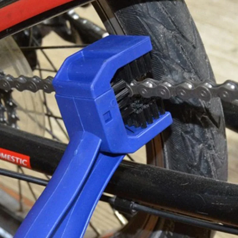 Nový cyklistický motocykel Bicycle Chain Clean Brush Grand Grunge Bicte Bicke Moto Brush Clean Chain Cleaner Outdoor Ruckber Tool