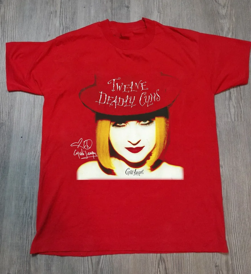 Nový darček pre krátke rukávy Cyndi Lauper pre fanúšikov Red S-234XL unisex tričko BC3452