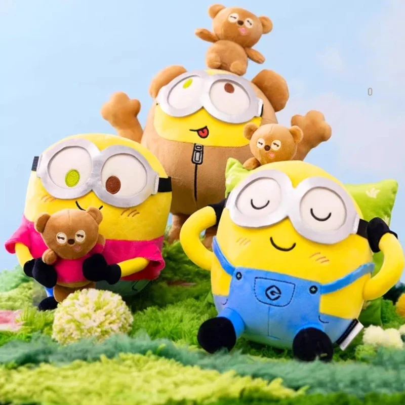 Nový Despicable Me Cute Minion Neoddeliteľné plyšové bábiky Girls Darček roztomilý upokojujúca bábika Hračka pre deti narodeniny Darček vianočný darček
