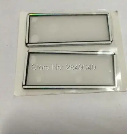 Nový digitálny fotoaparát horný vonkajší LCD displej okna sklenený kryt (akryl)+páska pre Canon 5DII 5D Mark II chránič malej obrazovky