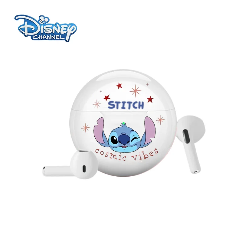 Nový Disney Stitch Angel High Fidelity Ourser Stereo slúchadlá, bezdrôtové slúchadlá Bluetooth, inteligentné dotykové slúchadlá