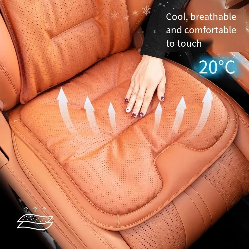 Nový dizajn autosedačky vankúšiky Napa kožené priedušné vŕtanie plné auto zodpovedajúce sedadlom vankúš