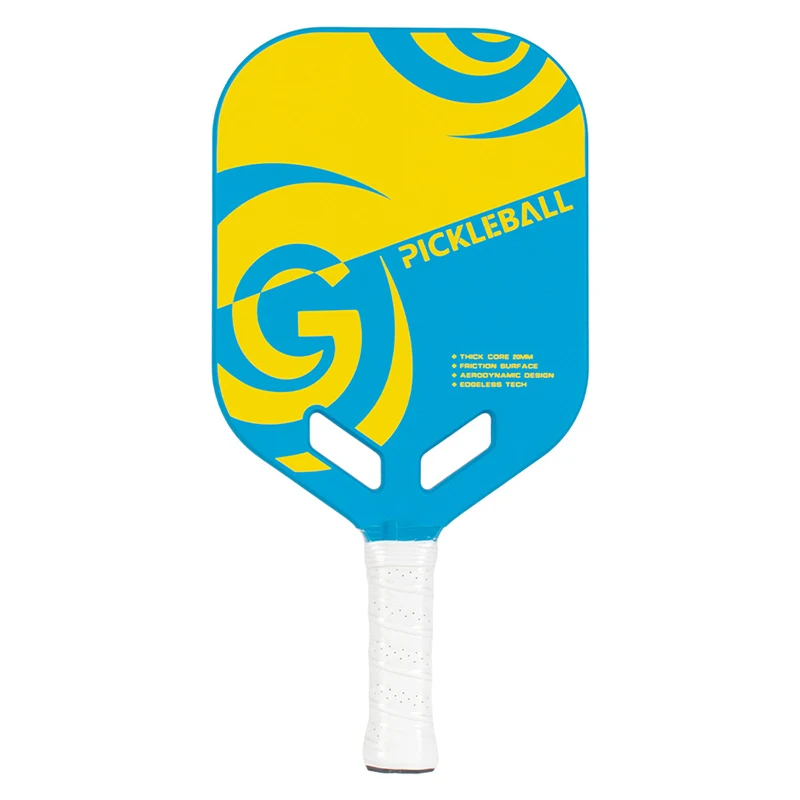 Nový dizajn športového štýlu ľahká hrúbka 20 mm hot Press integrovaná PP Honeycomb Core Core Uhubné vlákno Pickleball Paddle