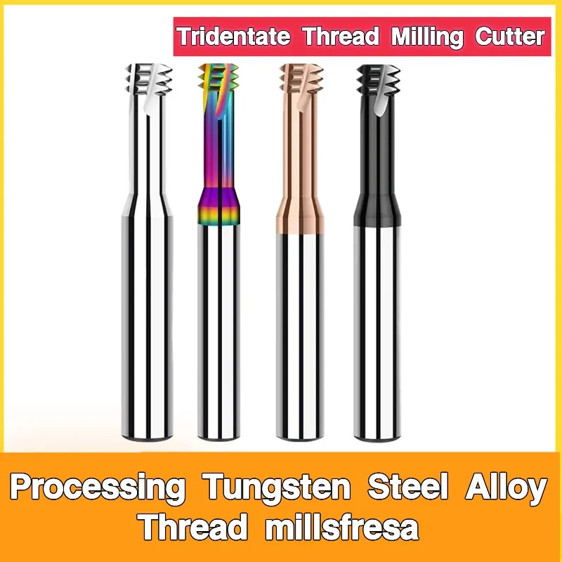 NOVÝ DLC M1-M24 HRC65 TRISTOTATE FINELING MINICKÁ CUTTER BIT TROU TEETOVÉ ZOBRAZENIE HLIDÍNA ZOBRAZENIE Volfrámu oceľová zliatina míle Millsfresa