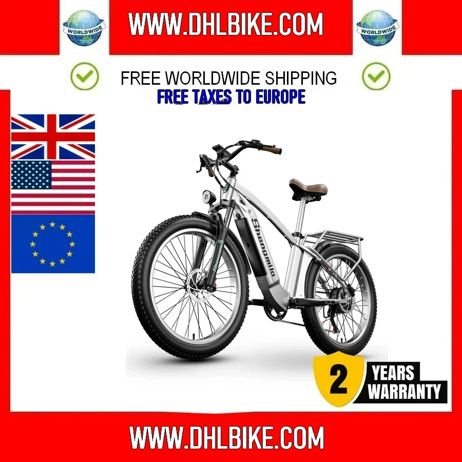 Nový dospelý elektrický bicykel MX04 Motocykel 1000 W BAFang Motor Fat Tire 48v15AH Retro cyklovanie bicyklov Pánske hory Ebik