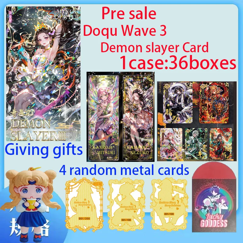 Nový DQ Demon Slayer 3 karty Kusy času Tanjirou Kamado Nezuko Character Diamond Flash SSP SP Collection Card Karty pre deti GI