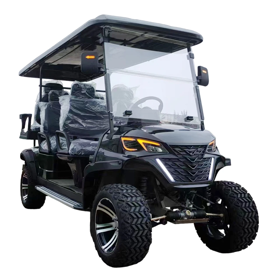 Nový elektrický golfový buggy Scooter 48V 60V 72V Golf CART 2+2 4+2 6 SETKÝCH SEDADLOV ELEKTRICKÝ GOLF CART