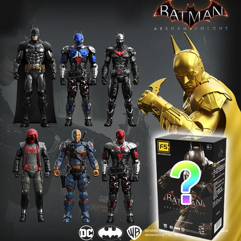Nový F5 Batman Arkham Knight zostavil model slepý box 7style 10cm akčné figúrky zbierka Hobby model ozdoby Boys Hračky darček