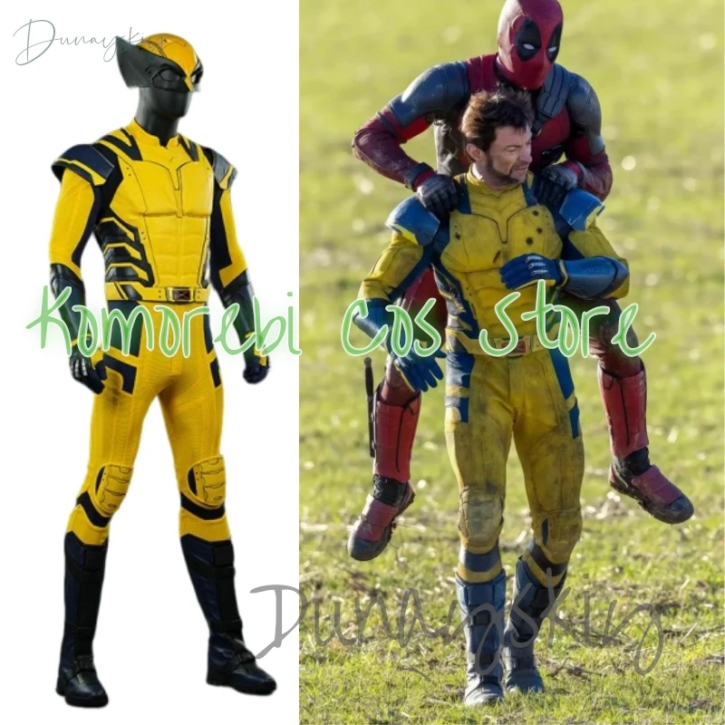Nový film Wolverine Cosplay kostým kostýmy kombinézy rukavice rukavice opasok vlk oceľ pazúry pre mužov na mieru vyrobený