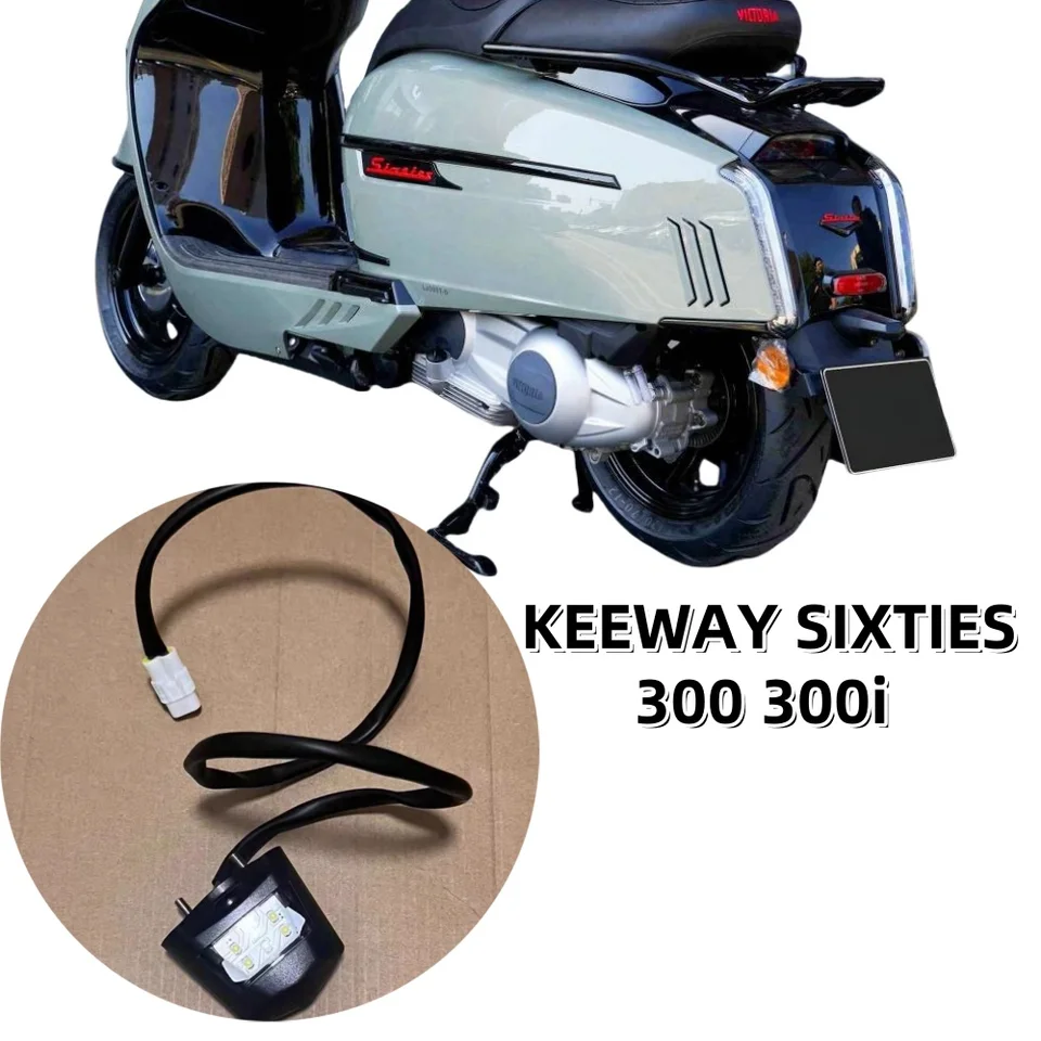 Nový Fit Keeway Sixties300 300i Keeway Sixtesy 300i Motocykel LED LED svetlo vodotesná licencia na motocykle LIGH LIGH