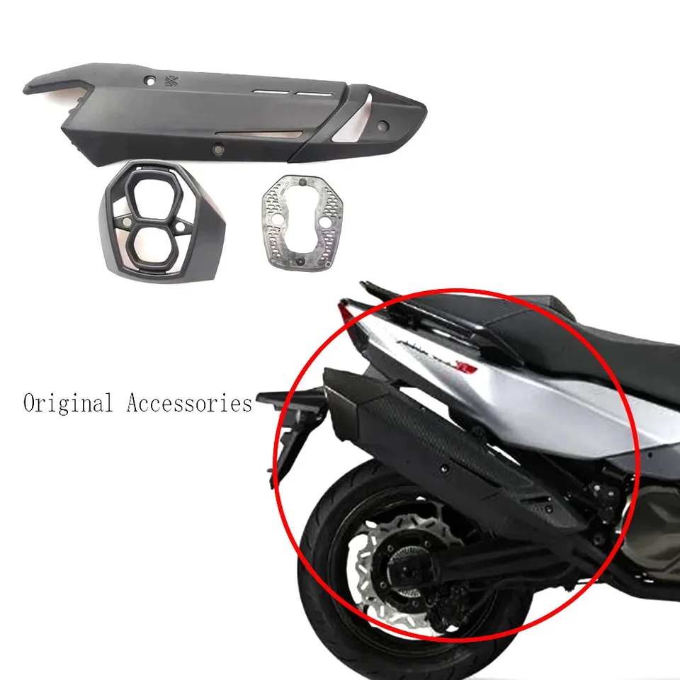 Nový FIT Sym Maxsym TL500 Originálne príslušenstvo pokrývka výfukových krytín pre maxSym TL500 TL 500