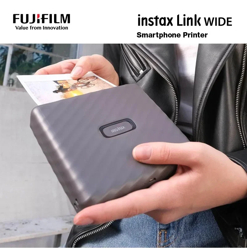 Nový Fujifilm Instax odkaz široká tlačiareň Originálny originálny okamžitý fotoaparát Mini prenosný mobilný telefón Photo tlačiareň