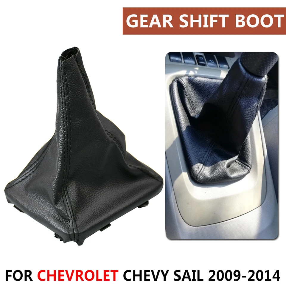 Nový gombík Gear Shift Lever Sitck Gaiter Boot Bot Dust Proof Cover pre Chevrolet Chevy Sail 2009-2014