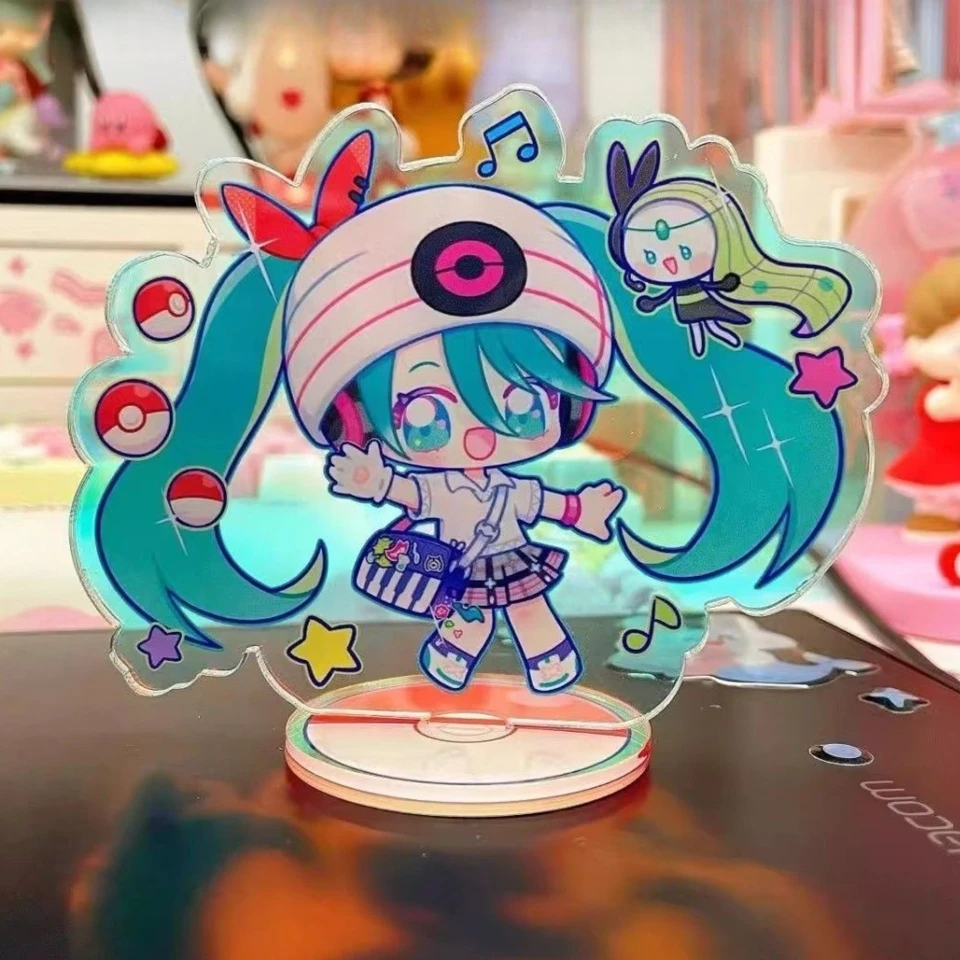 Nový hatsune miku akrylový stojan figurín Hatsune Miku Diva Anime Perifériové stolné plochy