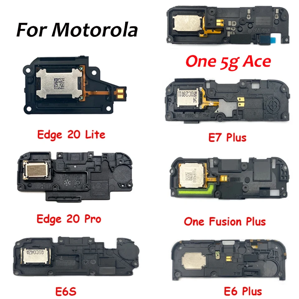 Nový hlasný reproduktor pre Moto Edge 20 Lite / Edge 20 Pro E7 Plus E6S E6 plus jeden fúzový bzučiak Ringer