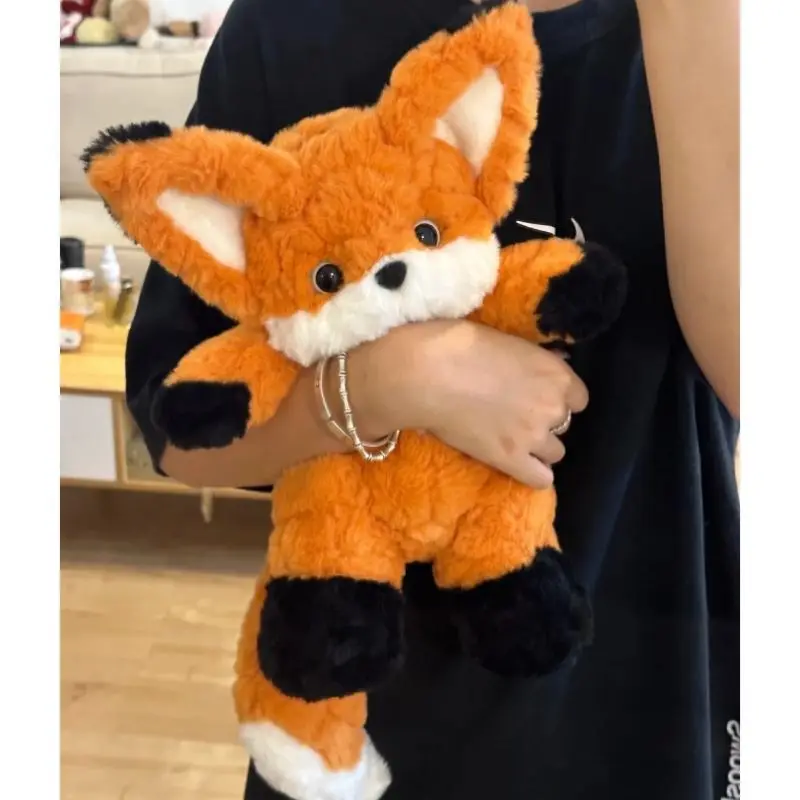 Nový huggable roztomilý dlhý chvost líšky Doll Doll Flex Plnené plyšové hračky pre deti deti Deti roztomilé líšky darček Soft