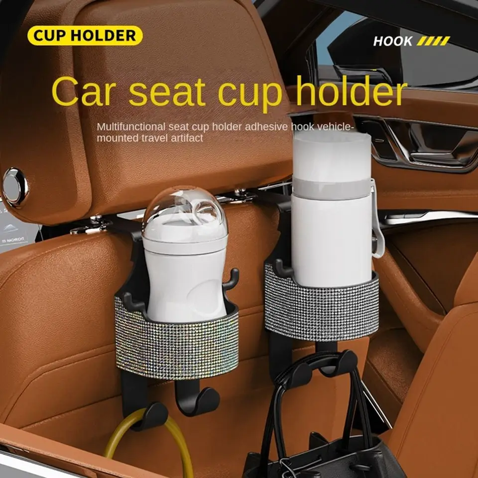Nový háčik na sedenie autosedačky Universal Drink Drink Drink Tray Multifunkčný úložný organizátor