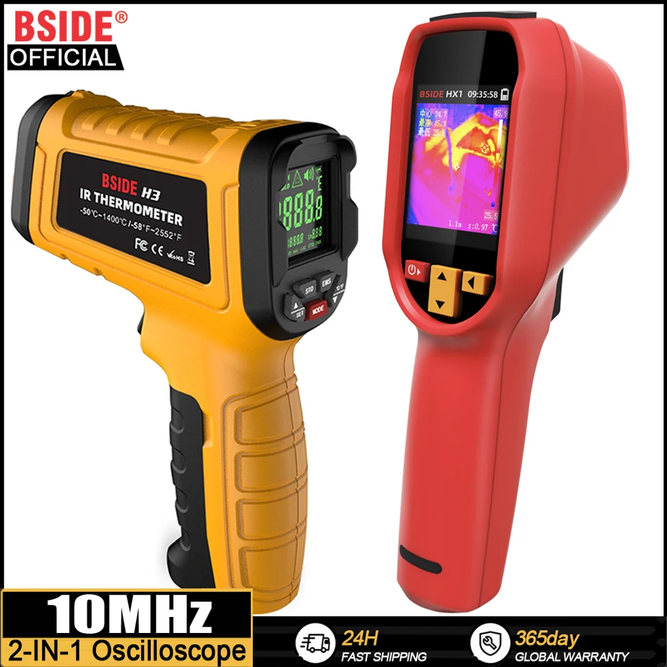 Nový infračervený teplomer H3/HX1 (obrazový displej) Digitálny IR-LCD teplotný merač nekontaktných laserových teplomerov pyrometer