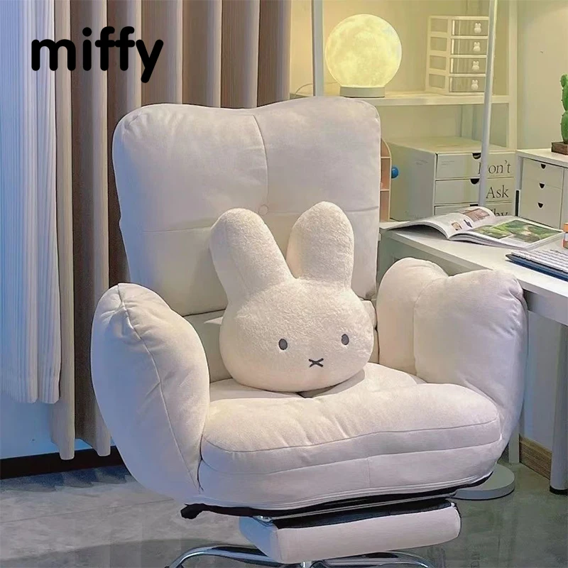 Nový kawaii miffy plyšový vankúš roztomilý sladká bábika hračky kreatívna izba dekorácia karikatúra ozdoba narodeniny vianočný darček