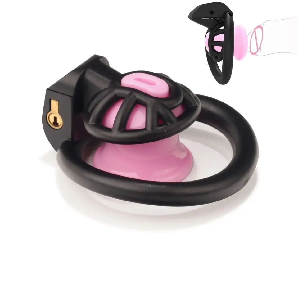 Nový kladný/negatívny zátk cudzie klietky so 4 krúžkami sissy obrátená zástrčka sexy hračky bdsm