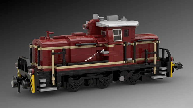 Nový klasický technický vlak parná železnica V60 nemecký shunter lokomotíva Model Building Blocks DIY Creative nápady detské dary