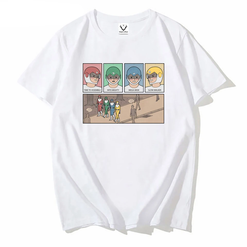 Nový kreatívny dizajn muži tričko unisex náhodný sarkastický humor úžasný pomalý chodec tlač hip hop streetwear náhodné neočakávané tričko