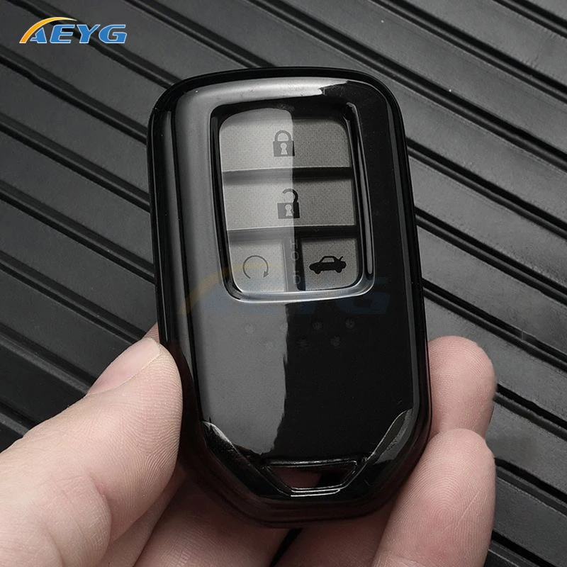 Nový krycí puzdro TPU Automobilový kryt pre obaly pre Honda Accord Crv CR-V URV UR-V Vezel City Civic Jazz BRV BR-V HRV HR-V KEYCHAIN ​​ACTION