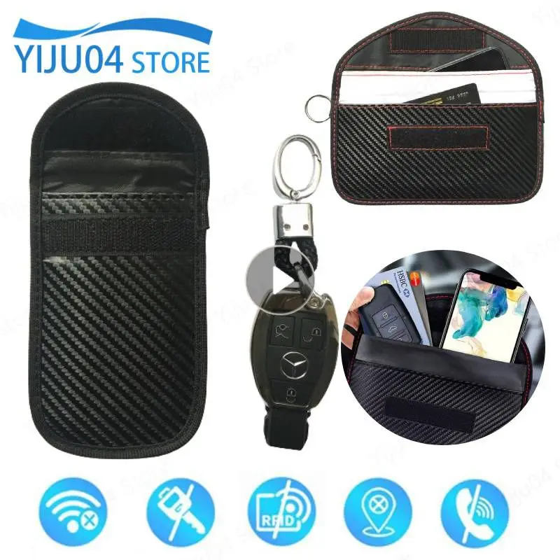 Nový krycí signál pre blokovanie Signaling Shield Puzdro Faraday Bag Protector Pastor Blocker Blocker Puzdro RF Signal Signal Signal Beck Bag pre klávesy automobilov
