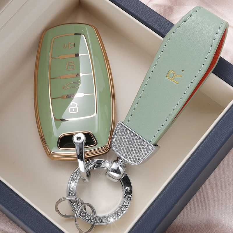Nový kryt kľúča TPU Car pre veľkú stenu Haval/Hover H6 H7 H4 H9 F5 F7 H2S Holder Shell FOB Automatické príslušenstvo Smart Protect